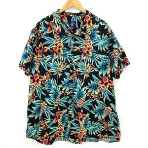 GEORGE SLIM FIT SIZE M SHORT SLEEVE HAWAIIAN SHIRT